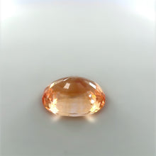 Oval cut padparadscha sapphire 3.07 carat loose stone