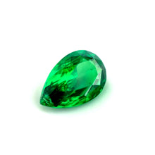 1.54 Carat Pear Cut Tsavorite: Vivid Green Natural Loose Gemstone | Well Cut | Top Color