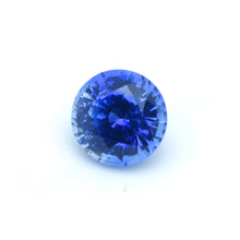 0.92Carats 5.7mm Round Natural Blue Sapphire Gemstone