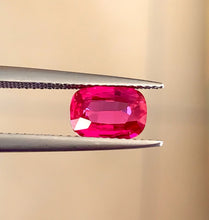 Natural 1.57ct Mozambique Ruby | Unheated Vivid Red Cushion Cut Loose Gem
