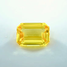 1.03Carat Natural Yellow Sapphire Emerald Cut Golden Yellow Brilliant Luster Excellent Cutting Loupe Clean | Unheated Loose Stone