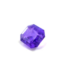 Vivid color purple sapphire loose gem