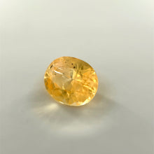 Natural vivid yellow sapphire oval shape brilliant unheated gem