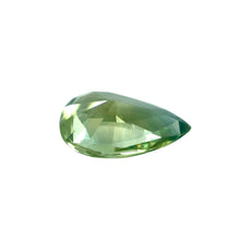 Loupe Clean 1.28Carat Natural Green Sapphire Gemstone Pear Shape Brilliant Luster for 18K White Gold Engagement Ring | Heated Loose Stone