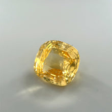 Ceylon yellow sapphire 2.06 carats unheated Cushion cut stone for fine jewelry