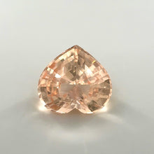 2.01 carat unheated peachy Padparadscha sapphire loupe clean brilliant luster