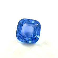 2.54Carat LOUPE CLEAN Untreated Natural Blue Sapphire Gemstone Unique Blue Color Square Cushion Cut Brilliant Luster | Unheated Loose Stone