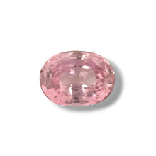 2.01 Carat Certified Oval Cut Padparadscha Sapphire: Natural Untreated Pink-Orange Gemstone, Top Cutting and Near-Loupe-Clean Clarity