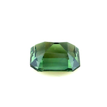 1.54Carat Natural Green Sapphire Gemstone Loupe Clean Emerald Cut Brilliant Luster for 14K White Gold Graduation Gift | Heated Loose Stone
