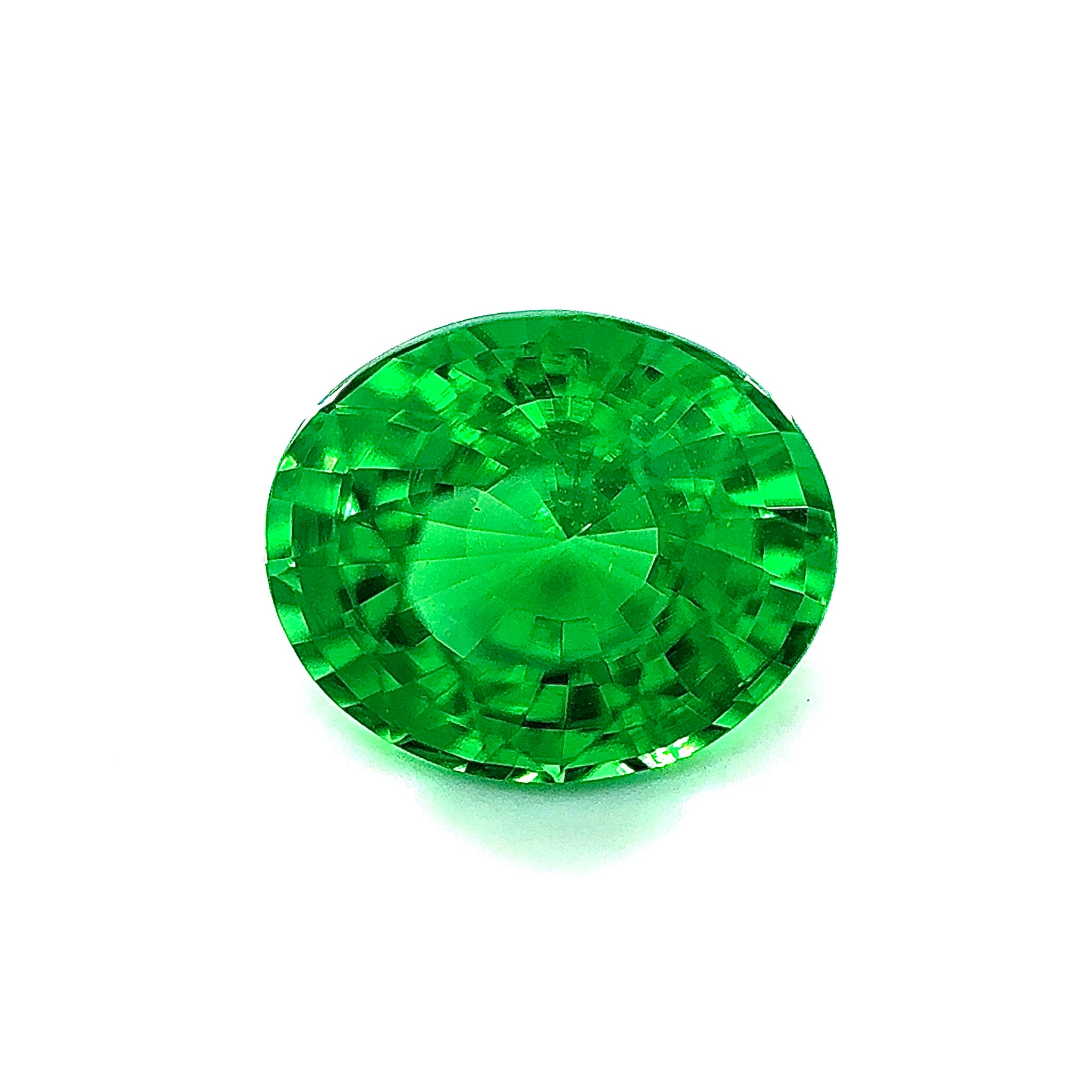 1.37Carat Beautiful Natural Tsavorite Gemstone for Engagement 18k Ring Oval Brilliant Luster Rare Vivid Green Garnet | Unheated Loose Stone