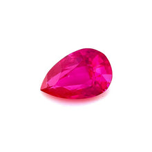 1.53Carat Natural Unheated Mozambique Ruby Gemstone Vivid Red Pear Shape Brilliant Luster Exquisite Stone| Unheated Loose Stone