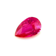 1.53Carat Natural Unheated Mozambique Ruby Gemstone Vivid Red Pear Shape Brilliant Luster Exquisite Stone| Unheated Loose Stone