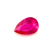 1.53Carat Natural Unheated Mozambique Ruby Gemstone Vivid Red Pear Shape Brilliant Luster Exquisite Stone| Unheated Loose Stone