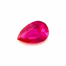 1.53Carat Natural Unheated Mozambique Ruby Gemstone Vivid Red Pear Shape Brilliant Luster Exquisite Stone| Unheated Loose Stone