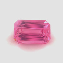 1.00Carat Natural LOUPE CLEAN Mahengi Pinkish Red Spinel Emerald Cut Brilliant Luster 18k Yellow Gold Spinel Ring | Unheated Loose Stone