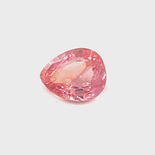 4.6mmX3.8mm Natural Rare Padparadscha Sapphire Pear Cut Brilliant Luster for Simple Day to Day Ring Minimalist Jewelry | Heated Loose Stone