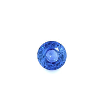 0.54 Carat Natural Blue Sapphire Gemstone Unheated Round Cut Excellent Cut Good Color Brilliant Luster Loose Stone