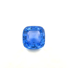 2.54Carat LOUPE CLEAN Untreated Natural Blue Sapphire Gemstone Unique Blue Color Square Cushion Cut Brilliant Luster | Unheated Loose Stone