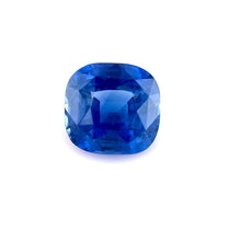 4.05Carat Natural Blue Sapphire Gemstone Square Cushion Cut Royal Blue Color Excellent Luster| Heated Loose Stone