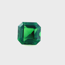 1.06 Carat Natural Tsavorite Ascher Cut Vivid Green Brilliant Luster