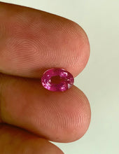 1.56 Carat Unheated Padparadscha Sapphire: Loupe Clean Intense Pink-Orange Gemstone, Fine Cutting, for Engagement Ring