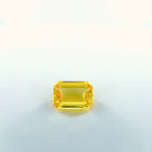1.03Carat Natural Yellow Sapphire Emerald Cut Golden Yellow Brilliant Luster Excellent Cutting Loupe Clean | Unheated Loose Stone