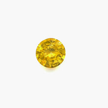 0.85Carat Natural Yellow Sapphire Gemstone Round Cut