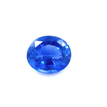3.02Carat LOUPE CLEAN Natural Cornflower Blue Sapphire Gemstone Oval Top Luster, Sapphire for Engagement, Wedding Ring | Heated Loose Stone
