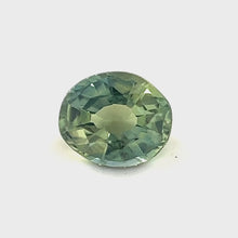0.52Crt 5.2mmx4.4mm Natural Untreated Green Sapphire Gemstone Minimalist Ring/Pendent Silver Jewelry Gift for Sister | Unheated Loose Stone