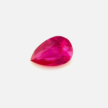 1.53Carat Natural Unheated Mozambique Ruby Gemstone Vivid Red Pear Shape Brilliant Luster Exquisite Stone| Unheated Loose Stone