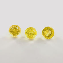 3.5mm Natural Yellow Sapphire Calibrated 3Pcs for 8K Minimalist Fine Platinum Ring/Pendant Excellent Cut & Luster | Unheated Loose Stone