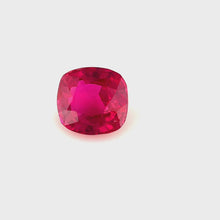 Natural 1.00Carat Untreated Mozambique Ruby Gemstone Vivid Red to Pigeon's Blood Square Cushion Brilliant Luster | Unheated Loose Stone