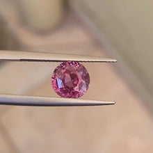 3.16Carat Natural Unheated Padparadscha Sapphire Gemstone Round Cut Reddish Pink Color with Brilliant Luster | Unheated Loose Stone