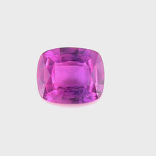 Untreated 1.70Carat Loupe Clean Natural Ultra Rare Hot Pink Sapphire Gemstone Cushion Brilliant Luster Exquisite Color| Unheated Loose Stone