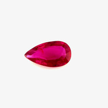 1.51Carat Natural Unheated Mozambique Ruby Gemstone Vivid Red Pear Shape Brilliant Luster Stone Almost Loupe Clean | Unheated Loose Stone