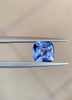 2.16 carat blue sapphire square cushion cut — natural untreated gemstone with vivid blue color for fine jewelry
