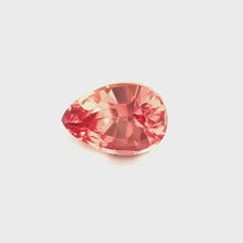 PREMIUM 0.72Carat Natural Rare SUNSET COLOR Padparadscha Sapphire Gemstone for 18k White Gold Proposal Ring Bespoke | Unheated Loose Stone