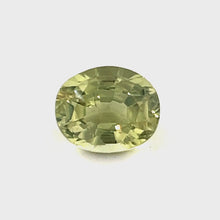 5.0mmx4.2mm Natural Untreated Apple Green Sapphire Gemstone 8k Minimalist Ring/Pendant Silver Jewelry Birthday Gift | Unheated Loose Stone