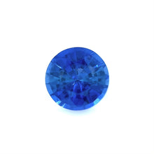 0.63 Carat Natural Blue Sapphire Gemstone Round Cut Very Good Color Brilliant Luster Unheated Loose Stone