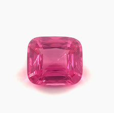 1.49Carat Natural LOUPE CLEAN Mahengi Pinkish Red Spinel Cushion Cut Brilliant Luster Platinum Spinel Ring for Her | Unheated Loose Stone