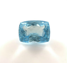 3.51Carat Natural Aquamarine Gemstone Cushion Cut Crystal Material With Very Good Luster | Loose Stone