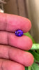 2.05 carat unheated vivid purple sapphire oval cut natural daylight view