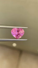 Brilliantly sparkling Padparadscha sapphire heart 2.13 ct — loupe clean, untreated, ideal for engagement ring or fine jewelry design
