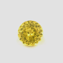4.0mm Round Natural Canary Yellow Sapphire for Minimalist 14k Yellow Gold Ring Anniversary, Gift for Her Graduation | Heated Loose Stone