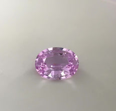 1.05Carat LOUPE CLEAN Natural Pink Sapphire Gemstone Oval Baby Pink Color 18k White Gold Ring for Her Birthday | Unheated Loose Stone