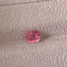 Unheated 1.01Carat Natural Rare Padparadscha Sapphire Gemstone Oval TopColor Brilliant Luster 18K Gold Engagement Ring, Unheated Loose Stone