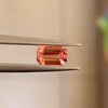 Certified Padparadscha sapphire 1.17ct vivid pink orange unheated untreated stone