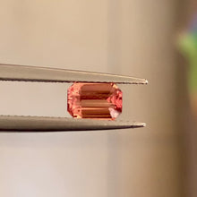 Certified Padparadscha sapphire 1.17ct vivid pink orange unheated untreated stone