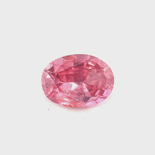 Natural Rare Sunset Color Padparadscha Sapphire 4.8mmX3.5mm Oval Brilliant Luster Fine 925 Silver, Gold, Platinum Ring | Heated Loose Stone