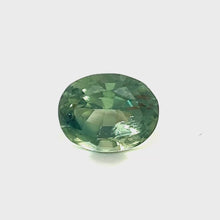 5.0mmx4.0mm Natural Untreated Green Sapphire Gemstone 14k Minimalist Ring/Pendant Silver Jewelry for Birthday Gift | Unheated Loose Stone
